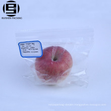 Clear pe frosted zipper lock storage bags with zipper